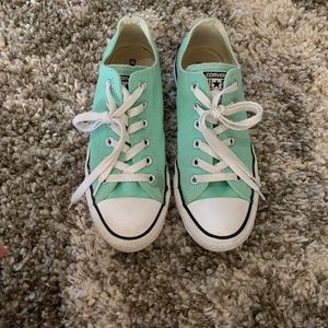 Light Auqua Converse